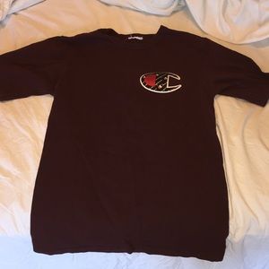 Men’s Burgundy Champion T-shirt